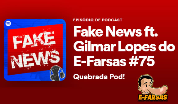 Ouça a participação do @efarsas falando sobre fake news no Quebrada Pod!