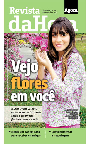 Capa da Revista da Hora - do Jornal Agora - citando o E-farsas