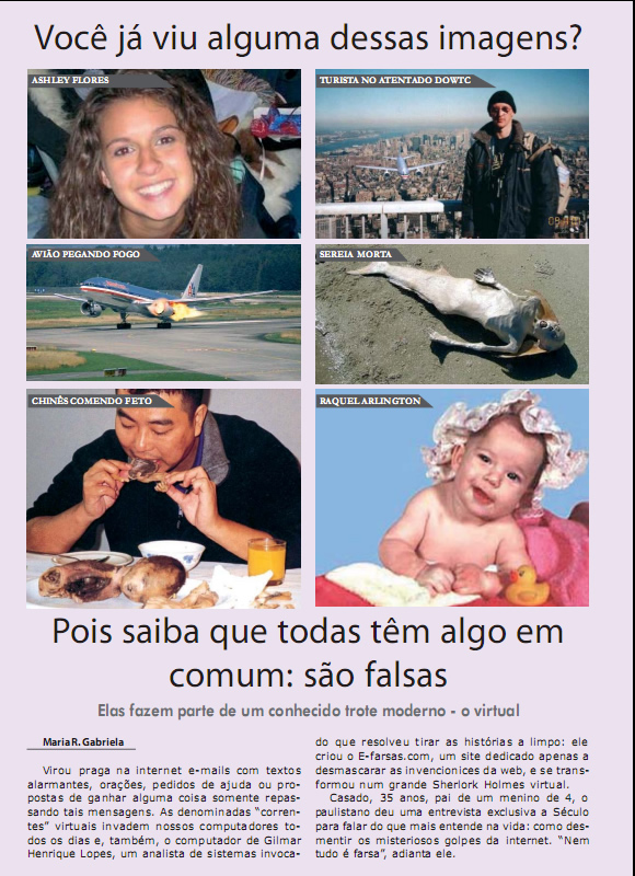 Edição 67 da Revista Século de Rondônia - Entrevista com o E-farsas (Reprodução)