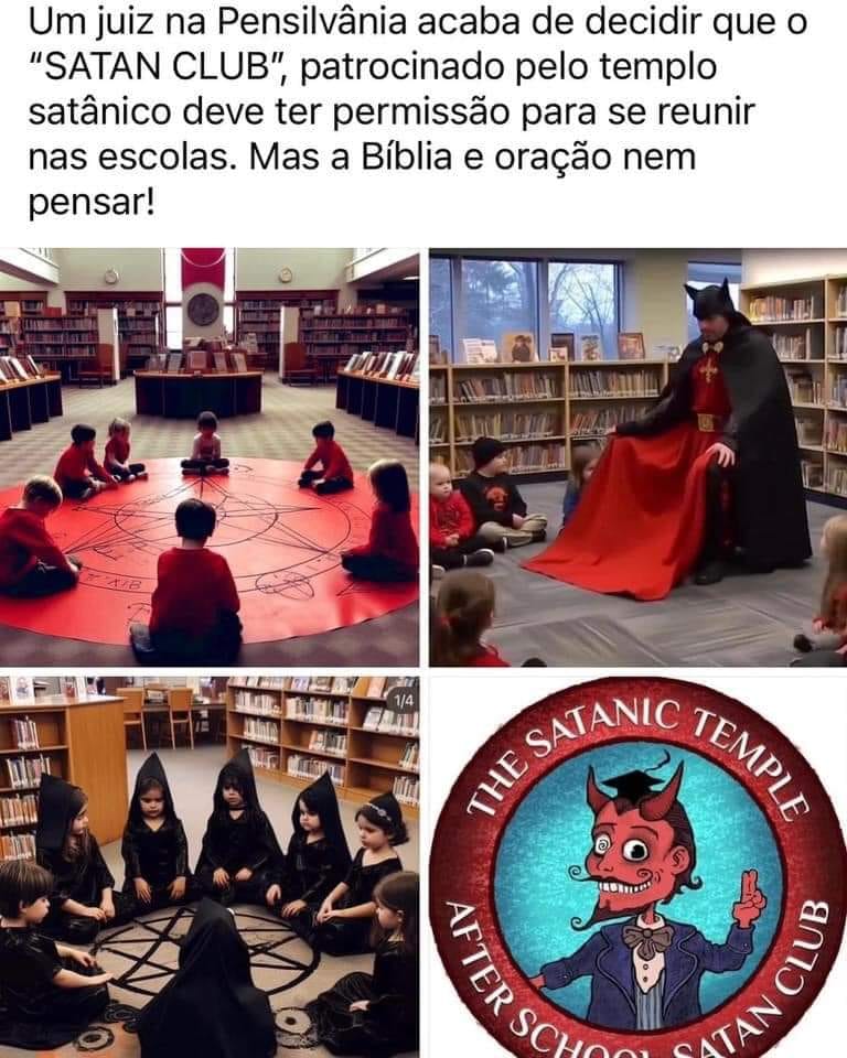 Um juiz da Pensilvânia autorizou o Satan Club a ensinar satanismo para crianças nas escolas?