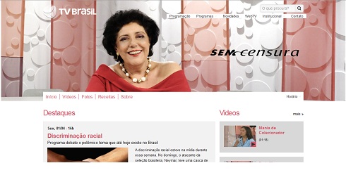 Leda Nagle comanda o Programa Sem Censura na TV Brasil