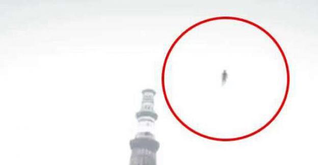 Vídeo de turistas grava acidentalmente um ser alado! Será verdade? (foto: Reprodução/YouTube)