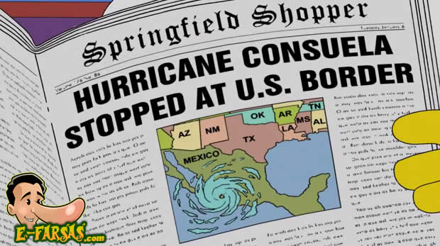 Os redatores de Os Simpsons teriam previsto o furacão Patricia? (foto: Reprodução/Facebook)