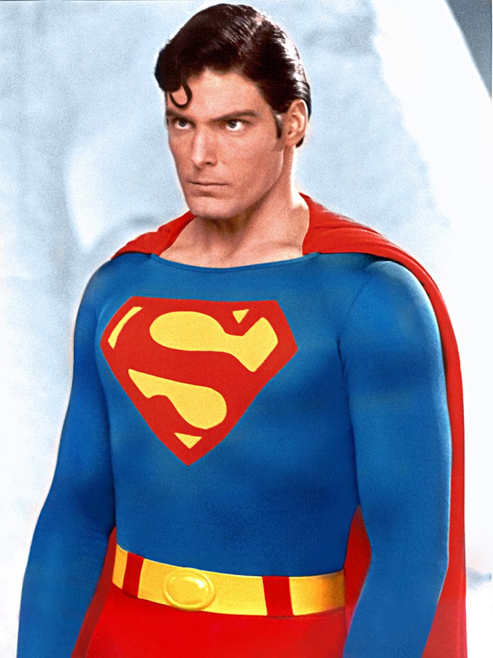 Christopher Reeve foi um dos atores mais marcantes no papel do homem de aço! (foto: Divulgação)