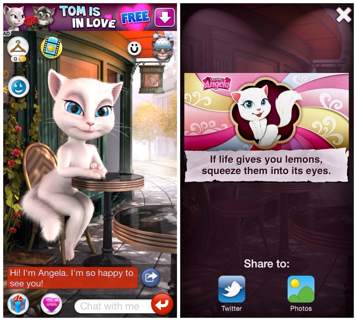 Como baixar o app Talking Angela e brincar com a gatinha falante