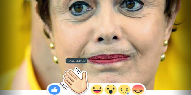 Facebook lança o botão de reação "Tchau Querida!" em comemoração à saída de Dilma! Será verdade? (foto: Reprodução/Facebook)