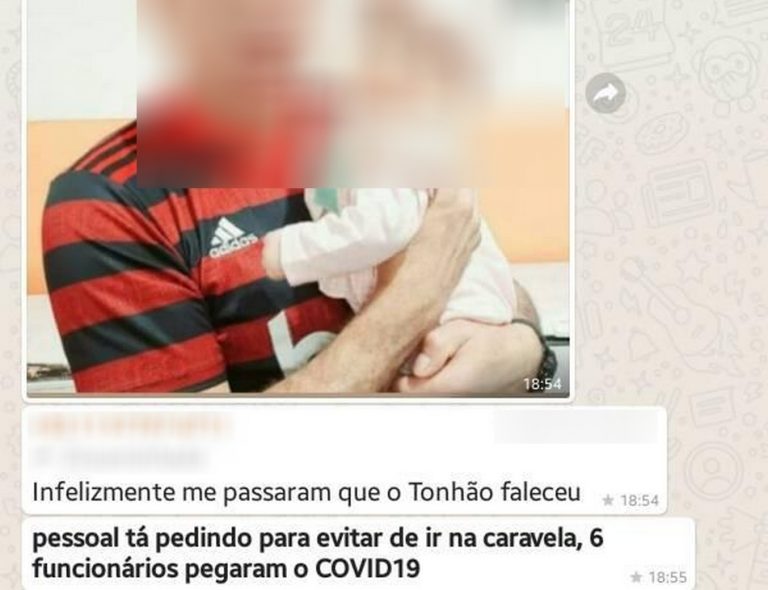 Funcionário de uma padaria em Cruzeiro/SP morreu por COVID-19 e contaminou outros colegas?