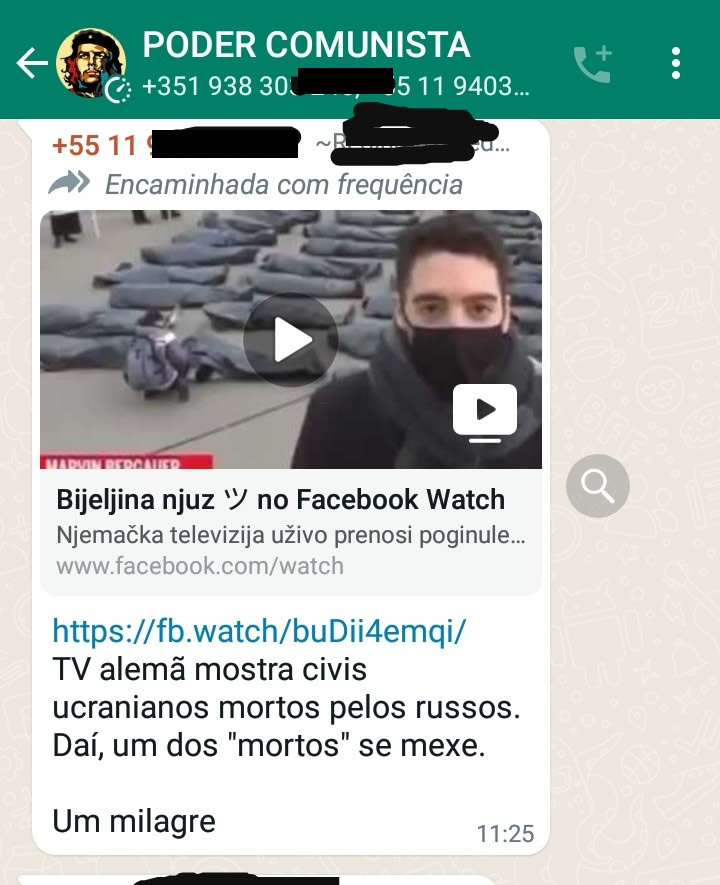 Uma TV alemã foi desmascarada ao vivo enquanto mostrava ucranianos mortos pelos russos?