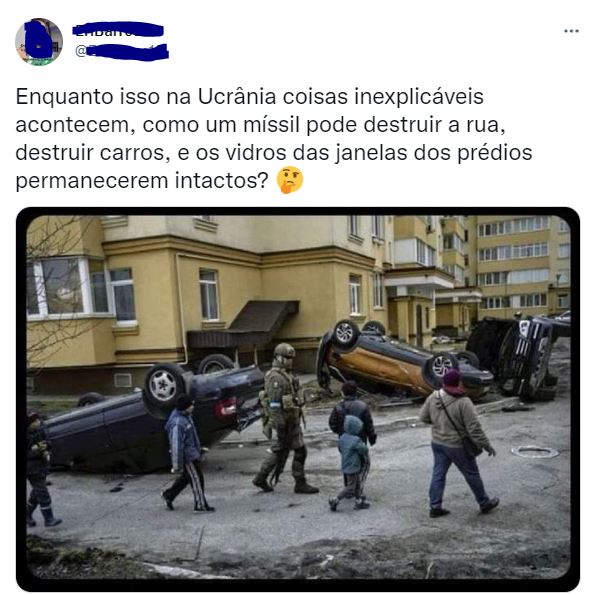 Vidros de carros não se quebram após bombardeio na Ucrânia! Será?