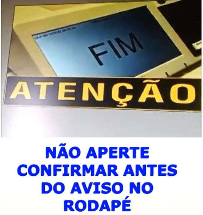 As urnas terão um delay que cancela a votação se o eleitor confirmar o voto?