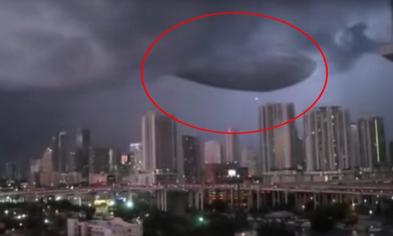 Um “OVNI” foi avistado durante uma tempestade em São Paulo?