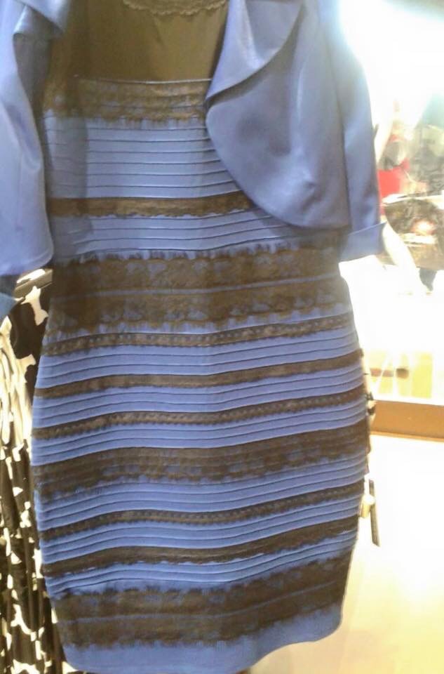 Esse vestido é azul com listas pretas ou é branco com listas douradas? (foto: Reprodução/Tumblr) 