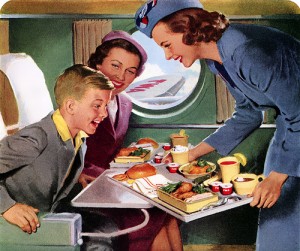 Comida de avião - Economia teria começado há muitos anos!