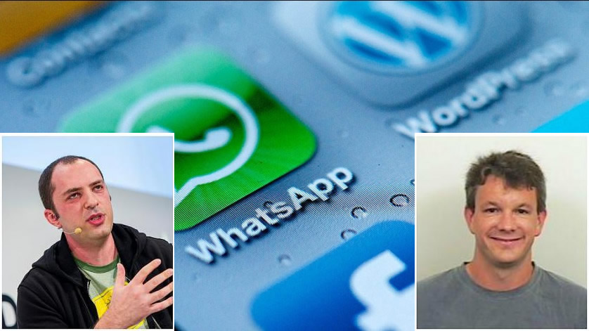 Cofundadores do WhatsApp tentaram trabalhar no Facebook mas foram rejeitados! Será? (fotos: Divulgação)