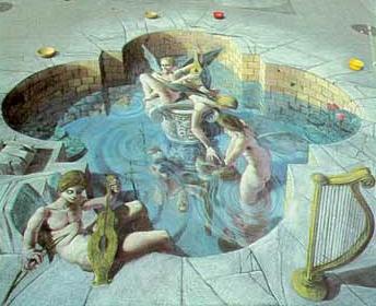 Sidewalk paintings