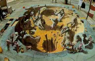 Sidewalk paintings